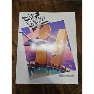 Microsoft Flight Simulator Version 3.0 from 1988 Printed Materials